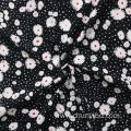 Small Beautiful Flower Pattern Suitable For Summer T-shirt/dress Printed Two Side Peach Single Jersey Fabric